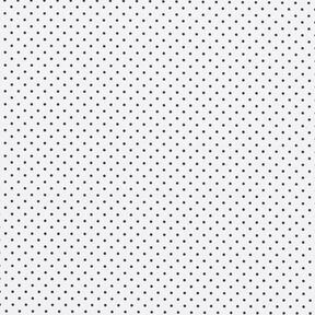 Popeline coton Petits pois – blanc/noir, 