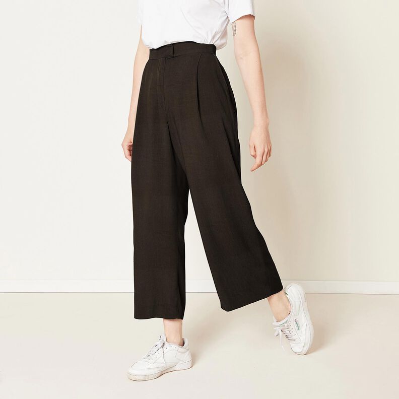 Viscose Stretch Uni – noir,  image number 9