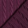 Tricot Cloqué Torsades – merlot,  thumbnail number 4