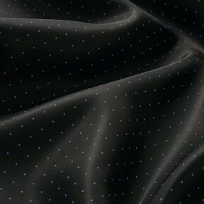 Tissu de doublure Petits pois – noir/bleu clair, 