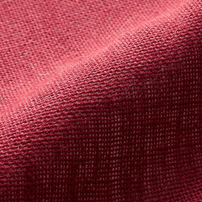 Tissu de décoration Jute Uni 150 cm – rouge foncé, 