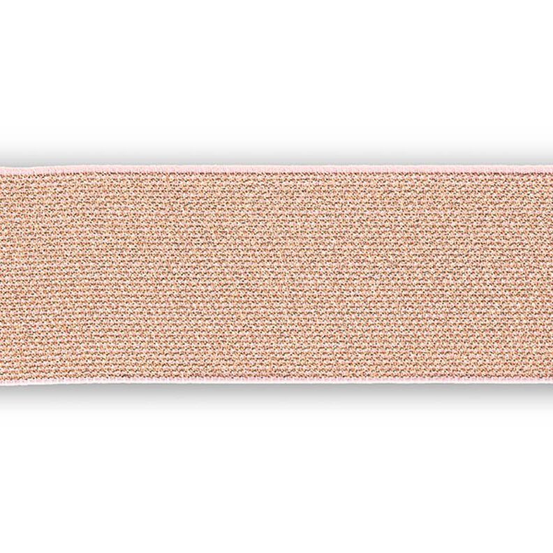 Ruban élastique Color Elastic [50 mm] - or rose | Prym,  image number 1