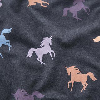 Jersey coton Licornes – bleu marine, 