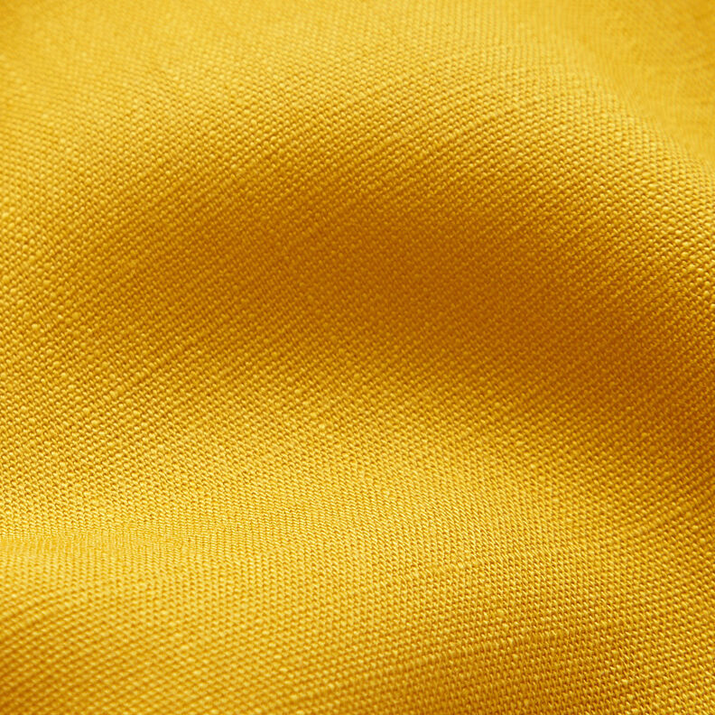 Tissu en viscose aspect lin – jaune curry, image number 3
