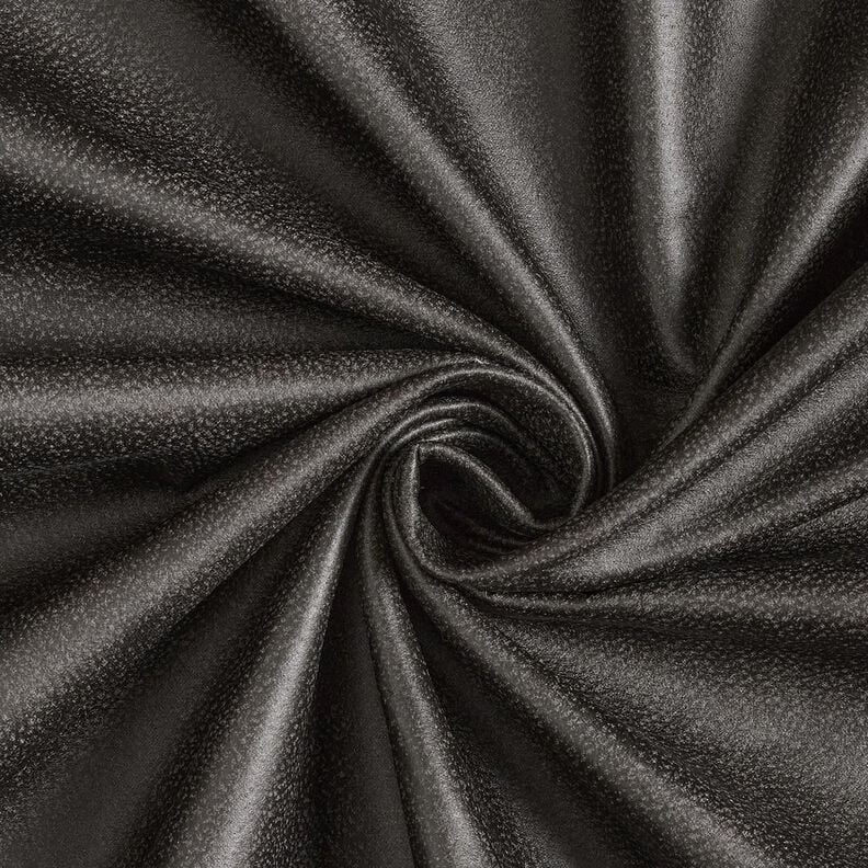 Tissu de revêtement Aspect cuir imprimé – noir,  image number 1