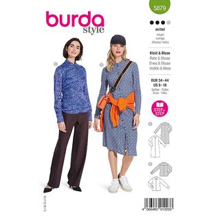 Robe / Chemisier | Burda 5879 | 34-44, 