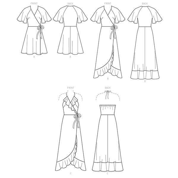 Robe portefeuille, Butterick 6554 | 40 - 48, image number 8