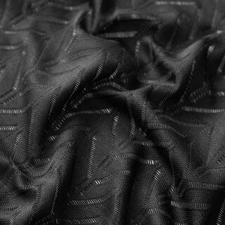 Dentelle motif zigzag – noir, 