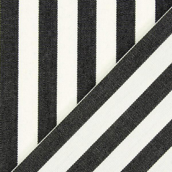 Tissu d’extérieur Acrisol Egeo – blanc/noir,  image number 3