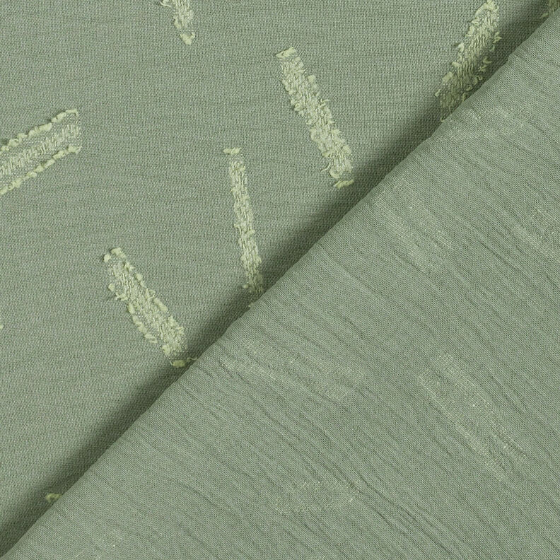 Jacquard dobby Rayures – kaki,  image number 5