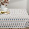 Tissu en coton Cretonne formes hachurées – argent/violet pastel,  thumbnail number 8