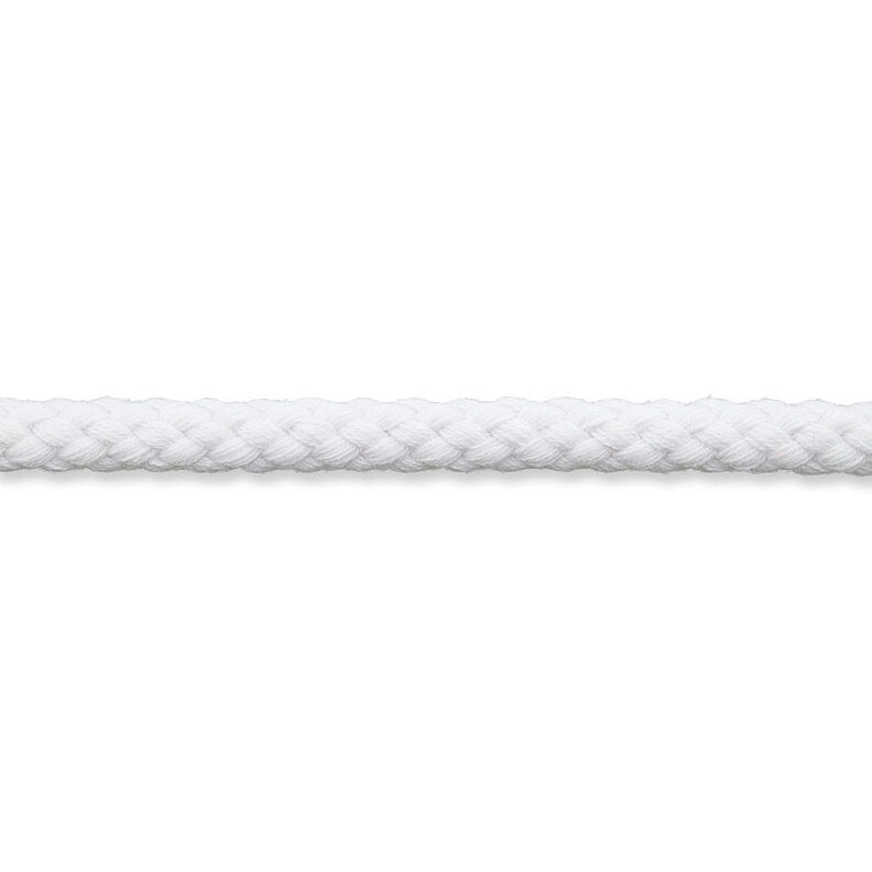 Cordon en coton [Ø 7 mm] – blanc,  image number 2