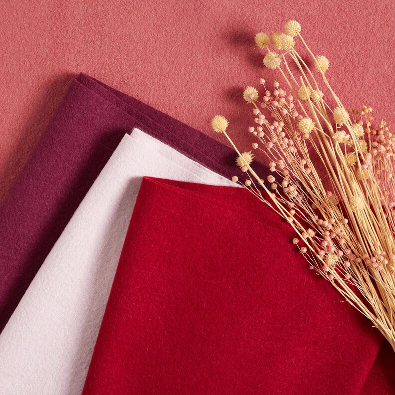 Loden de laine foulé – mauve,  image number 8