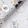 Popeline coton Animaux avec couronnes – gris clair,  thumbnail number 4