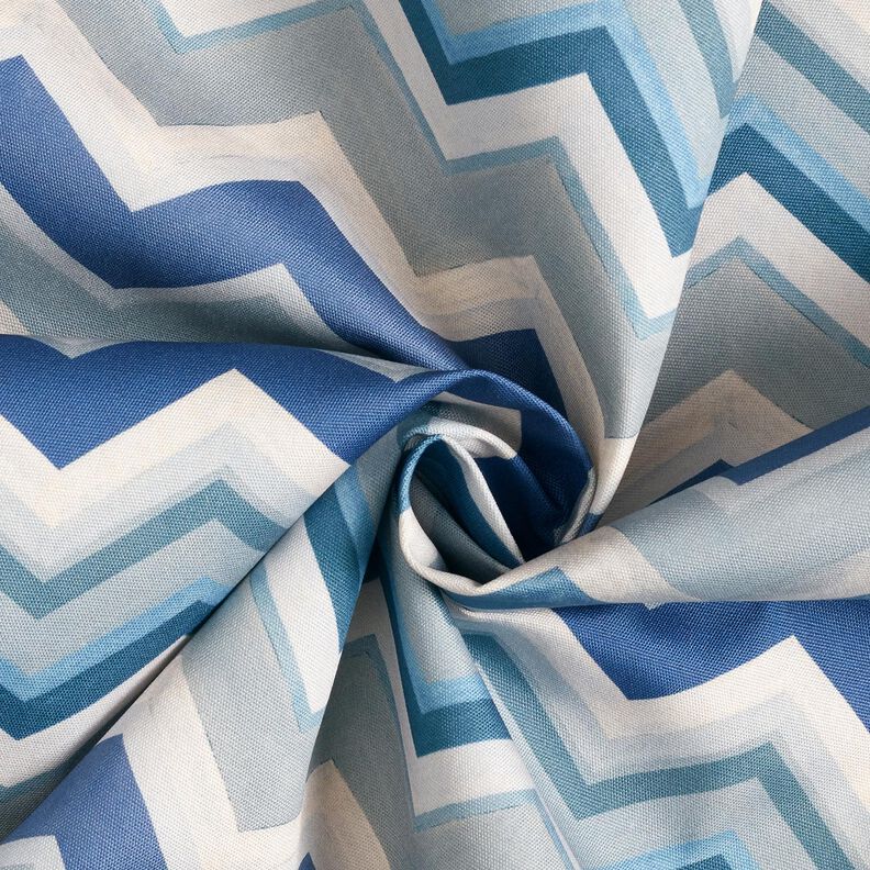 Tissu d’extérieur Canvas Pointes – bleu, image number 3