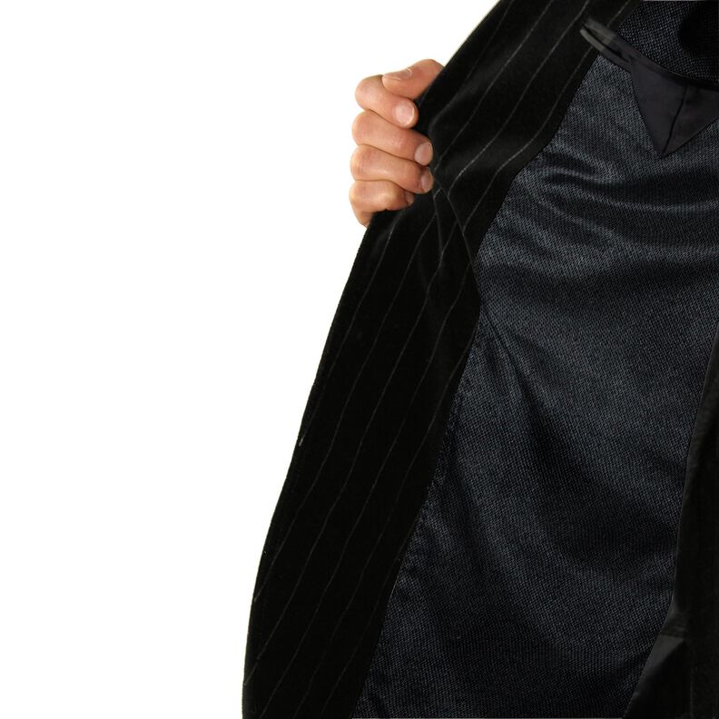 Rembourrage en satin uni – noir,  image number 5