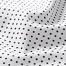 Popeline coton Pois miniatures – blanc/noir,  thumbnail number 2