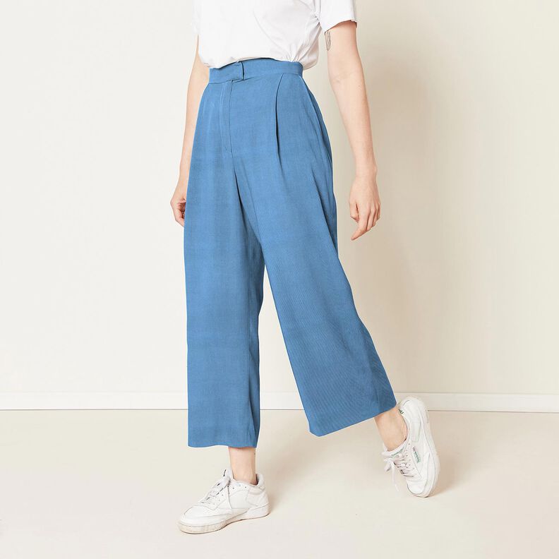 Viscose Stretch Uni &ndash; bleu jean,  image number 9