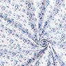 Jersey coton fleurs romantiques – blanc,  thumbnail number 3