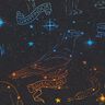Jersey coton Tissu sous licence Emblèmes constellations Harry Potter | Warner Bros. – noir,  thumbnail number 6