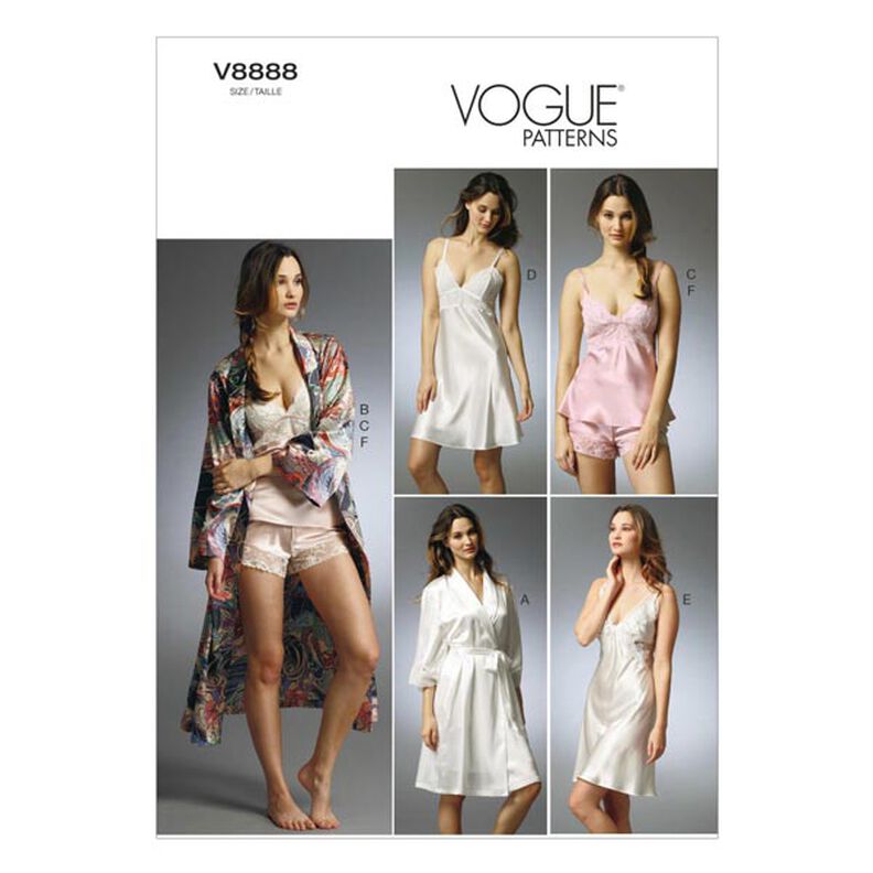 Vêtements de nuit, Vogue 8888 | 32 - 40,  image number 1