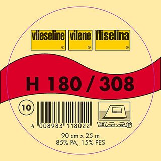 H 180 Entoilage thermocollant | Vlieseline – blanc, 