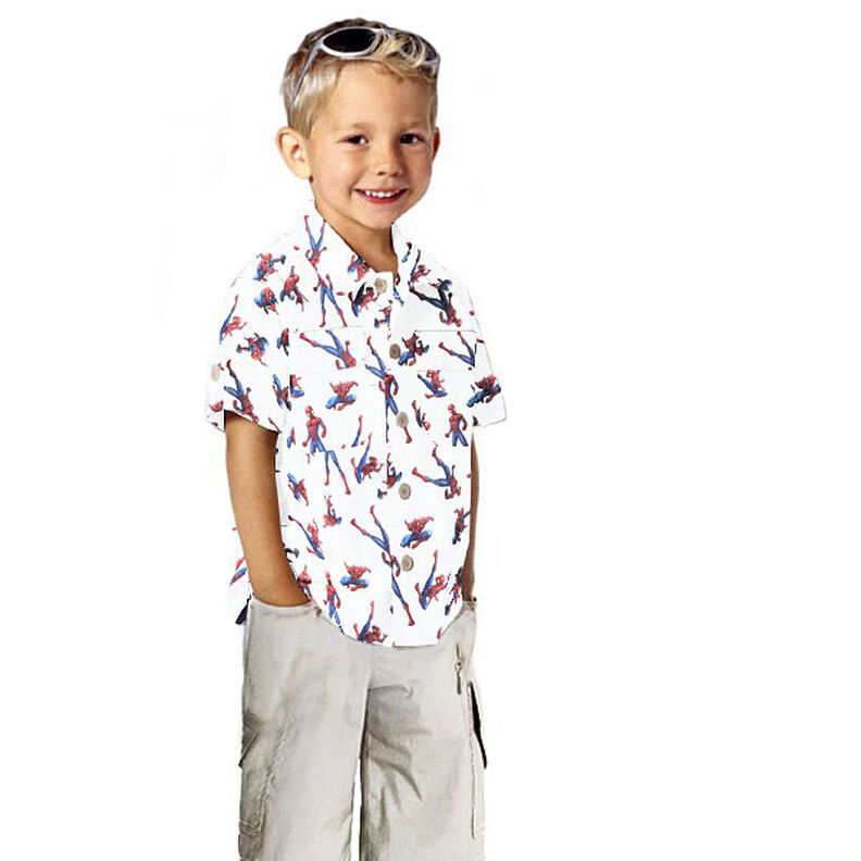 Cretonne Tissu sous licence Spiderman | Marvel – blanc,  image number 6