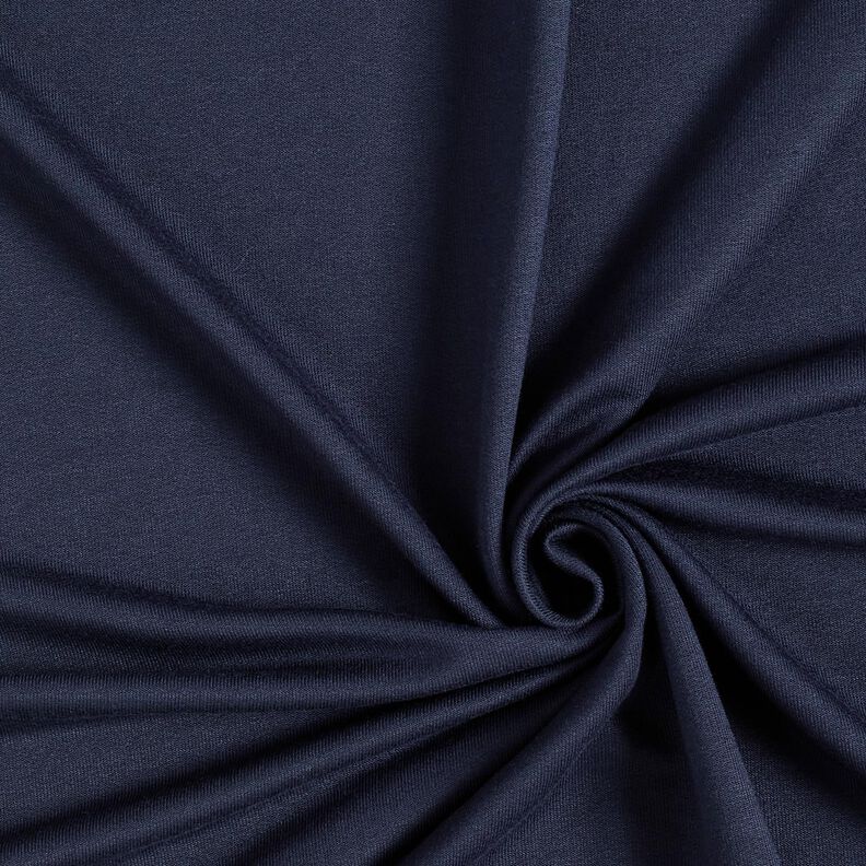 LENZING™ ECOVERO™ French Terry léger – bleu nuit,  image number 1