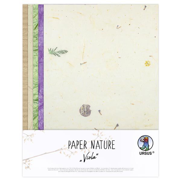 Set papier naturel  "Paper Nature Viola",  image number 2