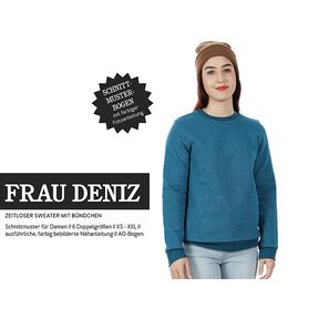 Sweat intemporel avec poignets FRAU DENIZ | Patron prêt à découper | XS-XXL, 