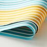 Tissu d’extérieur Canvas Rayures rétro – jaune/turquoise,  thumbnail number 6