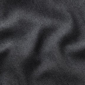 Denim de coton stretch moyen – noir, 