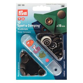 Boutons-pression Sport & Camping [Ø 15 mm] - or vieilli| Prym, 