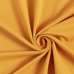 French Terry léger uni – jaune curry, 
