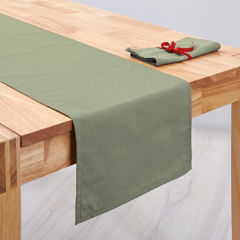 Tissu de lin en ramie mélangée medium – roseau,  image number 9