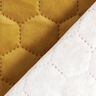 Tissu de revêtement velours matelassé nid d'abeille – moutarde,  thumbnail number 4