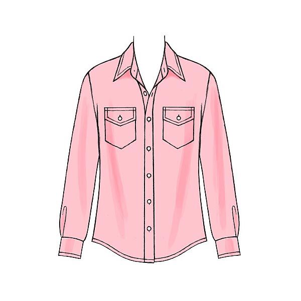 Chemise homme, McCalls 6044 | 34 - 44 | 46 - 56, image number 4
