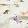 Jersey coton Lapins et petits cœurs | Poppy Fabrics – écru,  thumbnail number 2