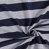 Jersey coton Rayures en pointillés – bleu marine/blanc,  thumbnail number 3