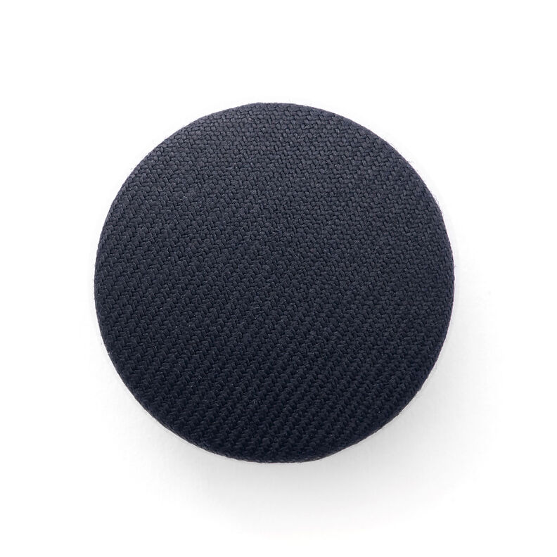 Bouton recouvert Gloss – bleu marine,  image number 1