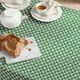 Tissu en coton Cretonne Vichy et cœurs – vert,  thumbnail number 6