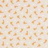 Tissu de décoration Semi-panama Petits poulets – nature/jaune curry,  thumbnail number 1