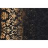 French Terry Sweat d’été Tissu bordure ornements dorés | Glitzerpüppi – noir/or ancien,  thumbnail number 8