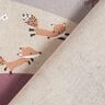 Tissu de décoration Semi-panama Animaux de la forêt – vieux rose clair/greige,  thumbnail number 4