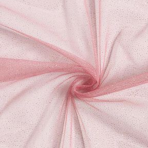 Tissu tulle scintillant – vieux rose/or, 