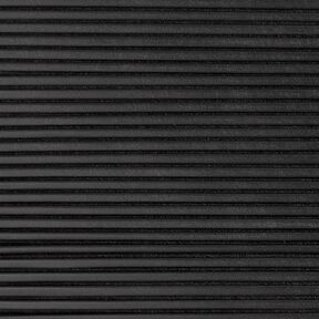 Similicuir Plissé – noir, 