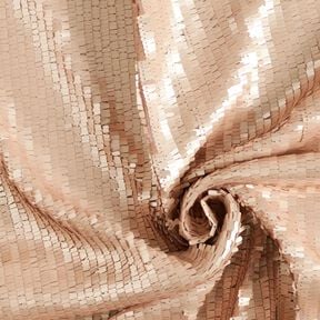 Tissu à paillettes Rectangles – vieux rose clair, 
