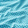 Tissu coton vichy – turquoise clair,  thumbnail number 2