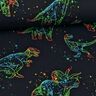 Jersey coton Contours de dinosaures | Glitzerpüppi – noir/mélange de couleurs,  thumbnail number 2