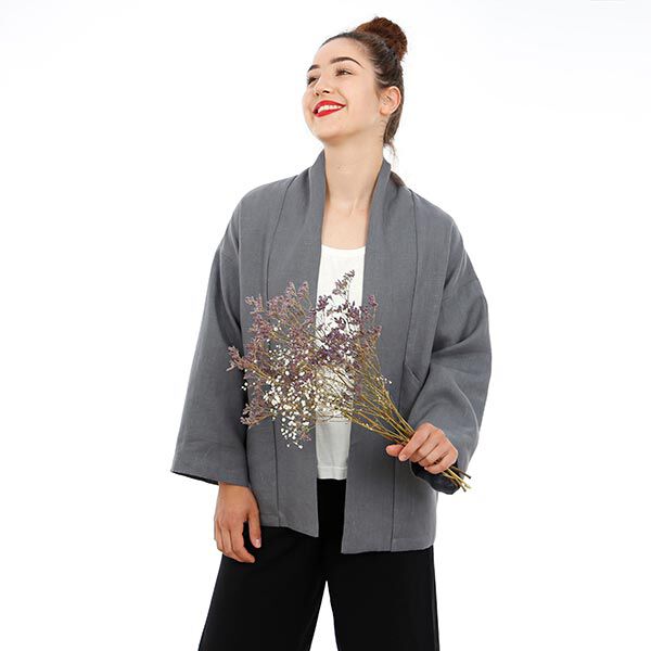 FRAU SINA - Veste kimono à poches en biais, Studio Schnittreif  | XS -  XXL,  image number 9